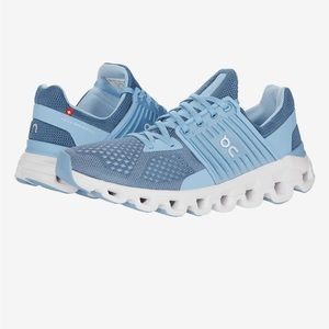 On Running Cloudswift blue shoes
